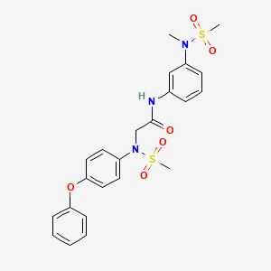 N~1~-{3-[methyl(methylsulfonyl)amino]phenyl}-N~2~-(methylsulfonyl)-N~2~-(4-phenoxyphenyl)glycinamide