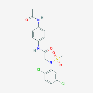 N~1~-[4-(acetylamino)phenyl]-N~2~-(2,5-dichlorophenyl)-N~2~-(methylsulfonyl)glycinamide