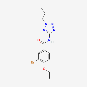 3-BROMO-4-ETHOXY-N-(2-PROPYL-1,2,3,4-TETRAZOL-5-YL)BENZAMIDE