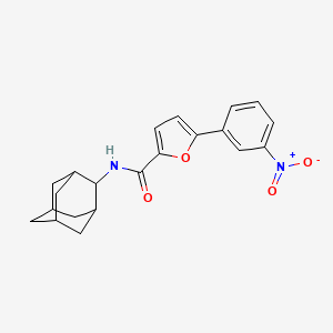 N-2-adamantyl-5-(3-nitrophenyl)-2-furamide