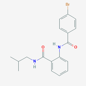 2-[(4-bromobenzoyl)amino]-N-isobutylbenzamide