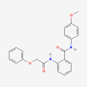 N-(4-methoxyphenyl)-2-[(phenoxyacetyl)amino]benzamide