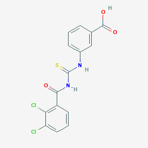 3-({[(2,3-Dichlorophenyl)carbonyl]carbamothioyl}amino)benzoic acid