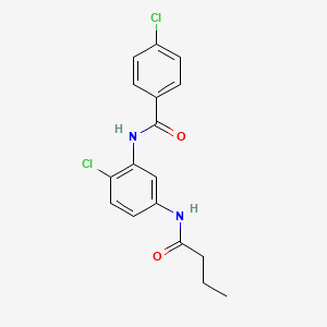 N-[5-(butyrylamino)-2-chlorophenyl]-4-chlorobenzamide