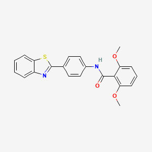 N-[4-(1,3-benzothiazol-2-yl)phenyl]-2,6-dimethoxybenzamide