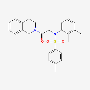 N-[2-(3,4-dihydro-2(1H)-isoquinolinyl)-2-oxoethyl]-N-(2,3-dimethylphenyl)-4-methylbenzenesulfonamide