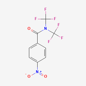 4-nitro-N,N-bis(trifluoromethyl)benzamide