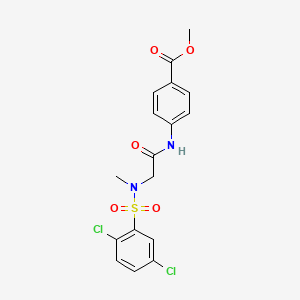 methyl 4-({N-[(2,5-dichlorophenyl)sulfonyl]-N-methylglycyl}amino)benzoate