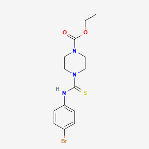 Ethyl 4-[(4-bromophenyl)carbamothioyl]piperazine-1-carboxylate