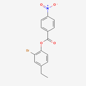 2-bromo-4-ethylphenyl 4-nitrobenzoate