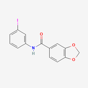 N-(3-iodophenyl)-1,3-benzodioxole-5-carboxamide