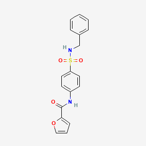 N-[4-(benzylsulfamoyl)phenyl]furan-2-carboxamide