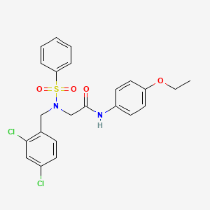 N~2~-(2,4-dichlorobenzyl)-N-(4-ethoxyphenyl)-N~2~-(phenylsulfonyl)glycinamide