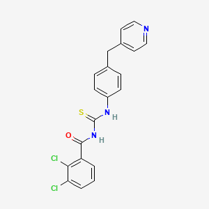 2,3-dichloro-N-({[4-(4-pyridinylmethyl)phenyl]amino}carbonothioyl)benzamide