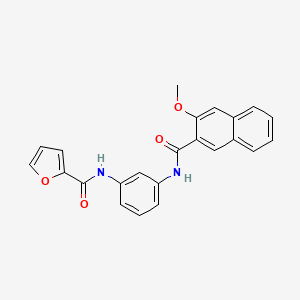 N-(3-{[(3-methoxynaphthalen-2-yl)carbonyl]amino}phenyl)furan-2-carboxamide