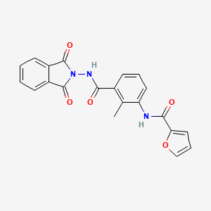 N-(3-{[(1,3-dioxo-1,3-dihydro-2H-isoindol-2-yl)amino]carbonyl}-2-methylphenyl)-2-furamide