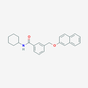 N-cyclohexyl-3-[(2-naphthyloxy)methyl]benzamide