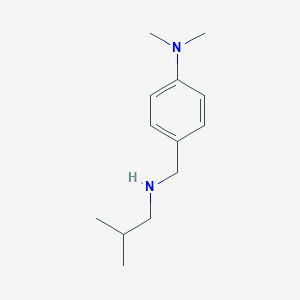 molecular formula C13H22N2 B364421 N,N-dimethyl-4-{[(2-methylpropyl)amino]methyl}aniline CAS No. 71274-90-3