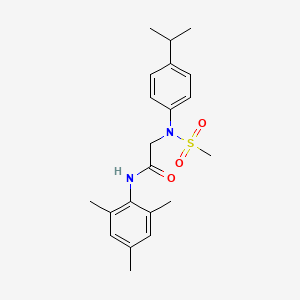 N~2~-(4-isopropylphenyl)-N~1~-mesityl-N~2~-(methylsulfonyl)glycinamide