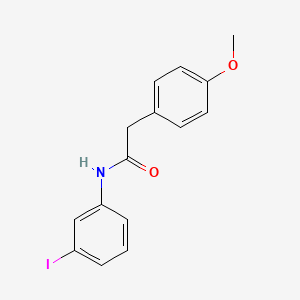 N-(3-iodophenyl)-2-(4-methoxyphenyl)acetamide