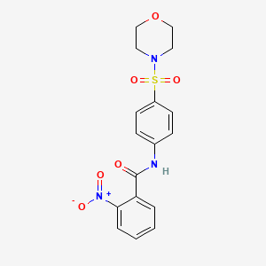 N-(4-morpholin-4-ylsulfonylphenyl)-2-nitrobenzamide