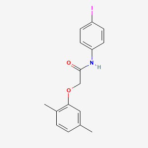 2-(2,5-dimethylphenoxy)-N-(4-iodophenyl)acetamide