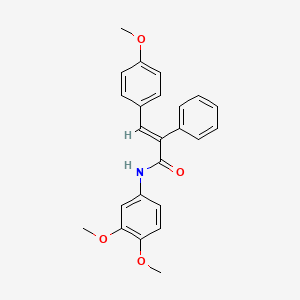 N-(3,4-dimethoxyphenyl)-3-(4-methoxyphenyl)-2-phenylacrylamide