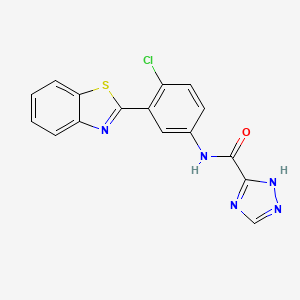 N-[3-(1,3-benzothiazol-2-yl)-4-chlorophenyl]-1H-1,2,4-triazole-3-carboxamide