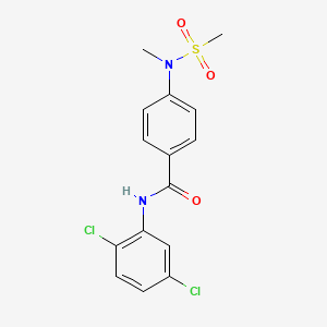 N-(2,5-dichlorophenyl)-4-[methyl(methylsulfonyl)amino]benzamide