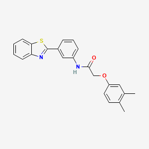 N-[3-(1,3-benzothiazol-2-yl)phenyl]-2-(3,4-dimethylphenoxy)acetamide