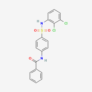 N-[4-[(2,3-dichlorophenyl)sulfamoyl]phenyl]benzamide