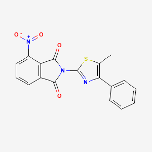 2-(5-Methyl-4-phenyl-1,3-thiazol-2-yl)-4-nitroisoindole-1,3-dione