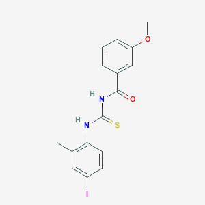 N-[(4-iodo-2-methylphenyl)carbamothioyl]-3-methoxybenzamide