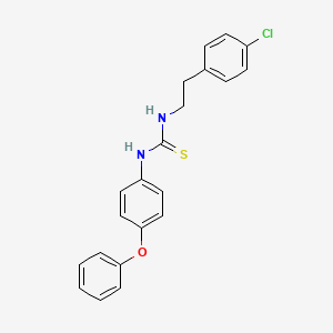 1-[2-(4-Chlorophenyl)ethyl]-3-(4-phenoxyphenyl)thiourea