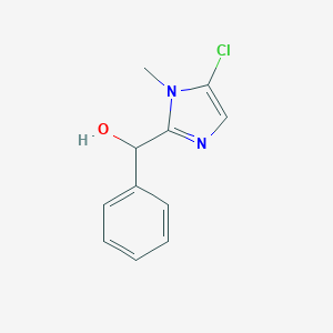 molecular formula C11H11ClN2O B364491 (5-chloro-1-methyl-1H-imidazol-2-yl)(phenyl)methanol CAS No. 24132-83-0