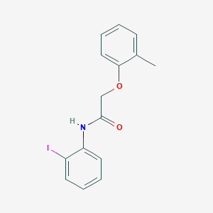 N-(2-iodophenyl)-2-(2-methylphenoxy)acetamide