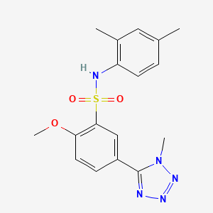 N-(2,4-dimethylphenyl)-2-methoxy-5-(1-methyl-1H-tetrazol-5-yl)benzenesulfonamide