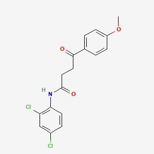 N-(2,4-dichlorophenyl)-4-(4-methoxyphenyl)-4-oxobutanamide