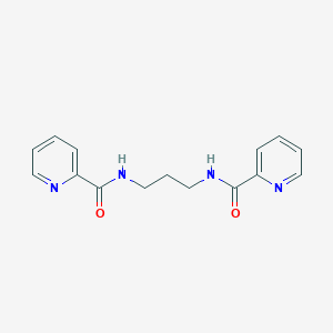 molecular formula C15H16N4O2 B364496 N-[3-(pyridine-2-carbonylamino)propyl]pyridine-2-carboxamide CAS No. 15869-51-9