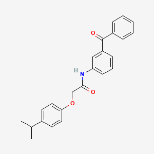 N-(3-benzoylphenyl)-2-(4-isopropylphenoxy)acetamide