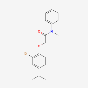 2-(2-bromo-4-isopropylphenoxy)-N-methyl-N-phenylacetamide