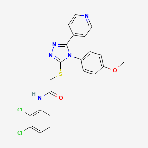 N-(2,3-dichlorophenyl)-2-{[4-(4-methoxyphenyl)-5-(4-pyridinyl)-4H-1,2,4-triazol-3-yl]thio}acetamide