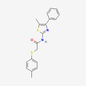 N-(5-methyl-4-phenyl-1,3-thiazol-2-yl)-2-[(4-methylphenyl)thio]acetamide