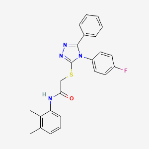 N-(2,3-dimethylphenyl)-2-{[4-(4-fluorophenyl)-5-phenyl-4H-1,2,4-triazol-3-yl]thio}acetamide