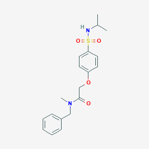 N-benzyl-2-{4-[(isopropylamino)sulfonyl]phenoxy}-N-methylacetamide