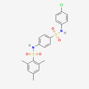 N-(4-{[(4-chlorophenyl)amino]sulfonyl}phenyl)-2,4,6-trimethylbenzenesulfonamide