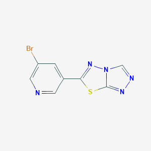 6-(5-Bromopyridin-3-yl)[1,2,4]triazolo[3,4-b][1,3,4]thiadiazole