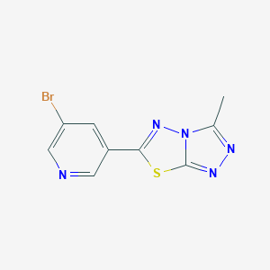 6-(5-Bromo-3-pyridinyl)-3-methyl[1,2,4]triazolo[3,4-b][1,3,4]thiadiazole