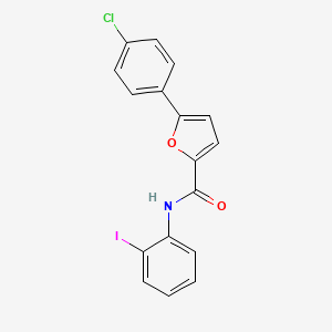 5-(4-chlorophenyl)-N-(2-iodophenyl)furan-2-carboxamide