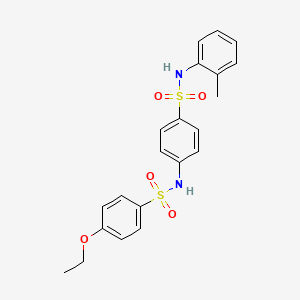 4-ethoxy-N-(4-{[(2-methylphenyl)amino]sulfonyl}phenyl)benzenesulfonamide